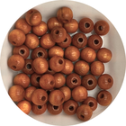 Rond - Oranje - Hout - 6mm