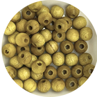 Rond - geel - Hout - 6mm