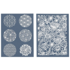 Sjabloon/ silk screen - floral - 7 unique patterns