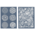 Sjabloon/ silk screen - floral - 7 unique patterns