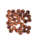 Rond - Naturel donker - Hout - 6mm