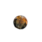 Coin - Goud/bruin - Glas - 25mm