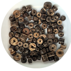 Rondel - Donker bruin - Hout - 5mm