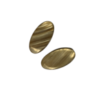 Ovaal - Bruin nacre - Resin - 25x13mm