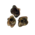 Bloem kelk - Bruin gemarmerd - Resin - 17x29mm