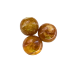 Bol - Bruin/glitter - Resin - 20mm