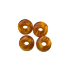 Donut - Camel glitter - Resin - 13x5mm