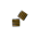 Carre plat - Zwart/bruin - Resin - 16mm