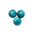 Bol - Turquoise marmer - Resin - 18mm