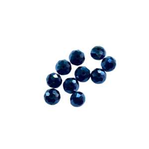 Glas bead - Hematiet - Glas - 8mm