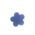 Bloem - Blauw montana - PVC - 38mm