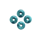 Donut - Turquoise/glitter - Resin - 16x5mm
