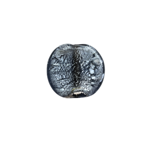 Coin - Lila zilver - Glas - 30mm