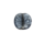 Coin - Lila zilver - Glas - 30mm