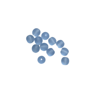 Bol - Licht blauw mat - Glas - 6mm