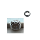 Rondel - Zilverkleur - Metaal - 9x4/5mm