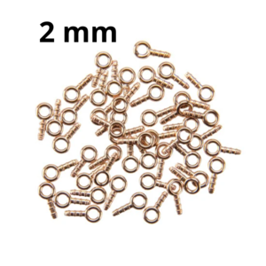 Schroefoogje - 2 mm - Brons