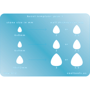 Bezel Template - Pear