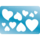 Jewelry Shape Template - Hearts