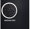 Frit - Medium - Bullseye - COE 90 - Opal black