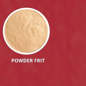 Frit - Poeder - Bullseye - COE90 - Red Transparant