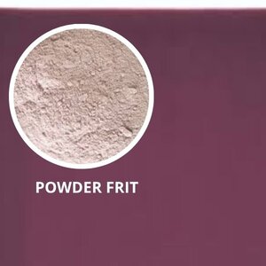 Frit - Poeder - Bullseye - COE90 - Deep Plum Transparant