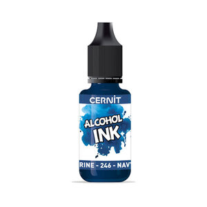 Cernit alcohol ink - navy blue - n°246 - 20ml