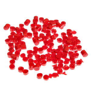 Millefiori Dots - COE90 - Tomato Red Opal - 25 Gr