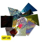 Mix 22 - Dichro on black/clear - COE 90 - 100gr