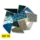 Mix 19 - Dichro on black/clear - COE 90 - 100gr