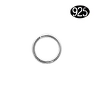 Verbindingsoog rond - Zilver - Zilver 925 - 8.0x1.0 mm