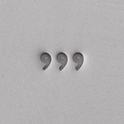 Stempel voor natte klei  - 999 - 2mm