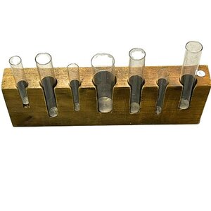 2DEHANDS Houten standaard met buisjes voor stringers, enz