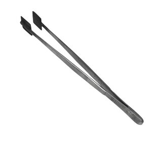 2DEHANDS Lang pincet met rechthoekige uiteinden