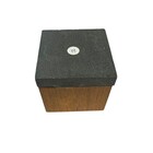 2DEHANDS Grafiet plaatje op houten blok