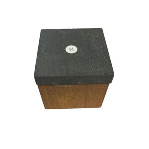 2DEHANDS Grafiet plaatje op houten blok