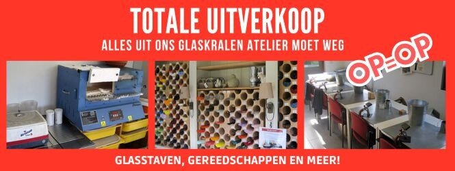 Glaskralen totale uitverkoop