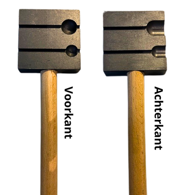 Dubbelz. kralenvormer grafiet