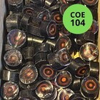 Rood/geel/groen/geel/bruin/gele cirkels - COE104 - 8-10mm