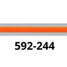 Effetre 244 - Oranje in clear