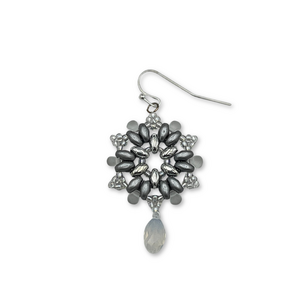 Creapakket - Snowflake - Zwart/ zilver