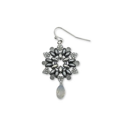 Creapakket - Snowflake - Zwart/ zilver