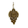 Creapakket - Oorbel Castille/cabochon- Zwart/grijs