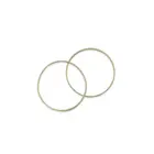 Ring - Mat Goud - Metaal - 40mm