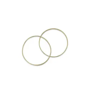 Ring - Mat Goud - Metaal - 40mm