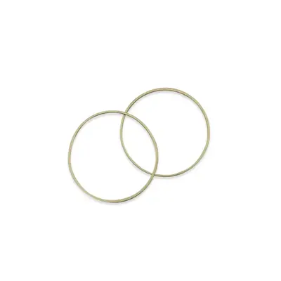 Ring - Mat Goud - Metaal - 40mm