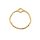 hanger grillig - Goudkleur - Metaal - 22mm