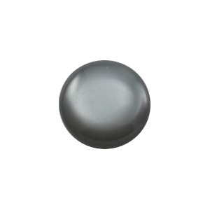 Kleefcabochon Polaris - glanzend - Middel grijs - 24mm