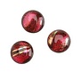 Dichroic cabochon - rood - 12 à 16mm