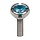 One Jewels Pin met blauwe zirconia